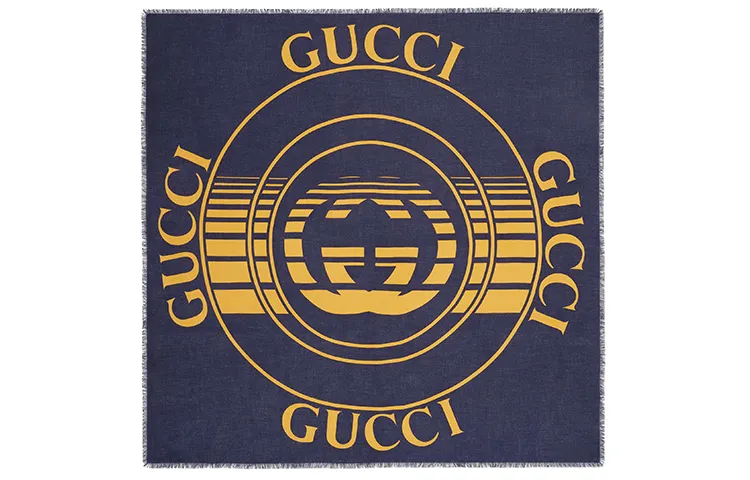 GUCCI Scarves Men's Blue