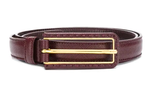 PRADA Leather Belts Women's Brown