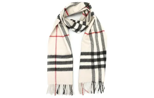 Burberry Wool Cashmere Knit Scarves Unisex