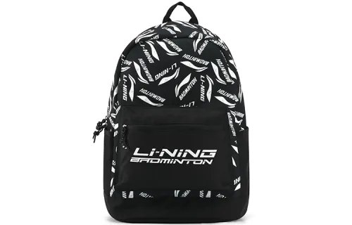 Li Ning Athleisure Fabric Backpack Regular Unisex Black White