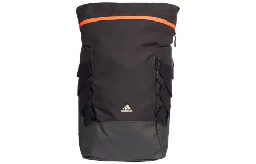 Adidas Polyester Backpack Regular Unisex Black Fluorescent