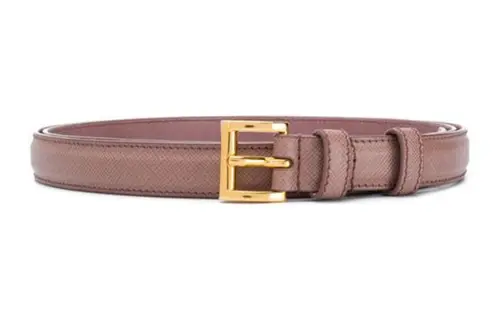 PRADA Calfskin Leather Belts Women's /