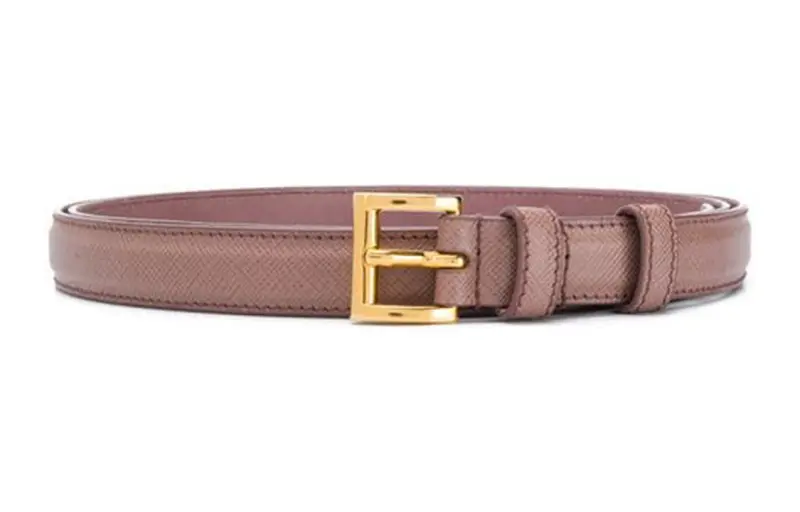 PRADA Calfskin Leather Belts Women's /