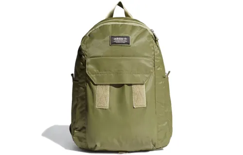 Adidas, classic nylon small green backpack for men and women, for beloved
