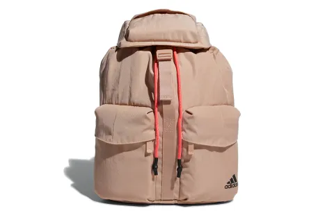 Adidas Nylon Fabric Backpack Regular Unisex Pearl Powder