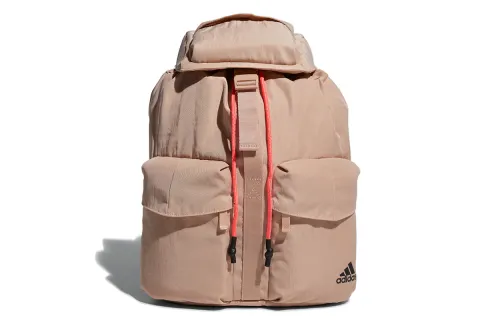 Adidas Nylon Fabric Backpack Regular Unisex Pearl Powder