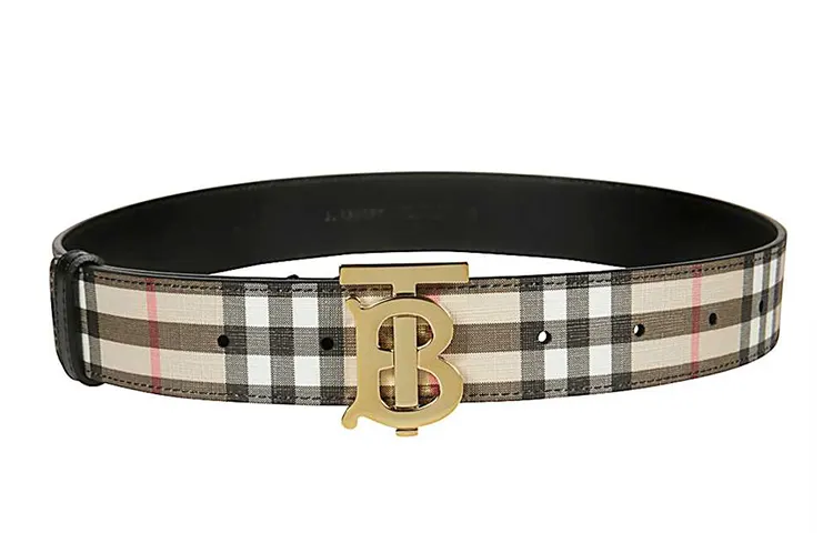 Burberry Leather Belts Women's Width 3.5cm