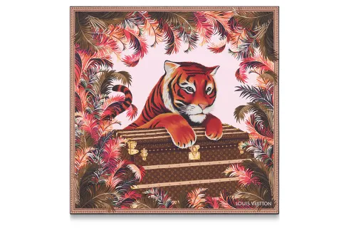 LOUIS VUITTON Silk Scarves Unisex