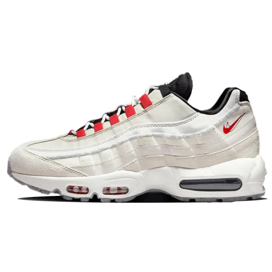 Nike Air Max 95 Light Bone Habanero Red