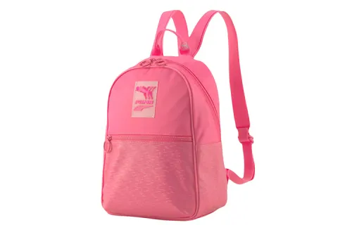 PUMA Artificial Leather Backpack Regular Women's Bright Pink