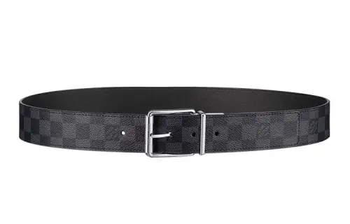 LOUIS VUITTON Belt Reversible Damier Graphite 40 Mm