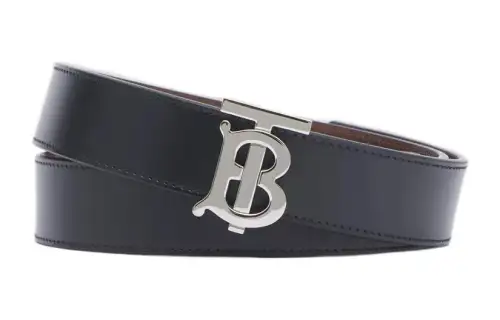 【Previous Season】Monogram-buckle reversible leather belt