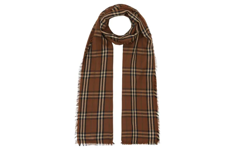 Burberry Knit Scarves Women's Coffee