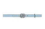 GUCCI Thin Belt Double G Buckle .8 Width