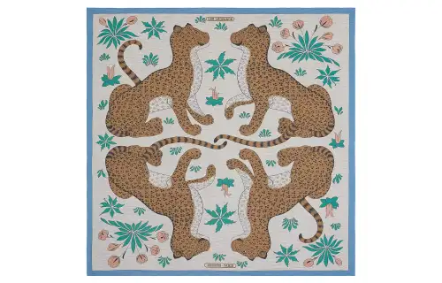 HERMES Scarves Women's Blue