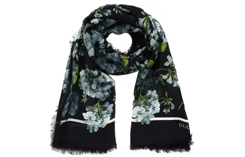 GUCCI Blooms 400 Silk Scarf