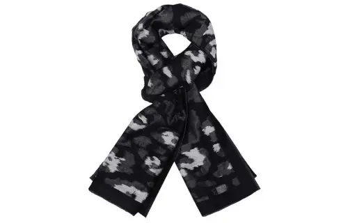 DIOR Knit Scarves Women's Black Print
