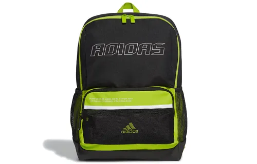 Adidas Polyester Backpack Regular Unisex Half Neon Green