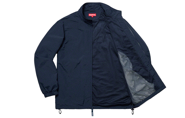Унисекс куртка Supreme SS19 S Logo Track Jacket (военно-морской синий) — фото 2