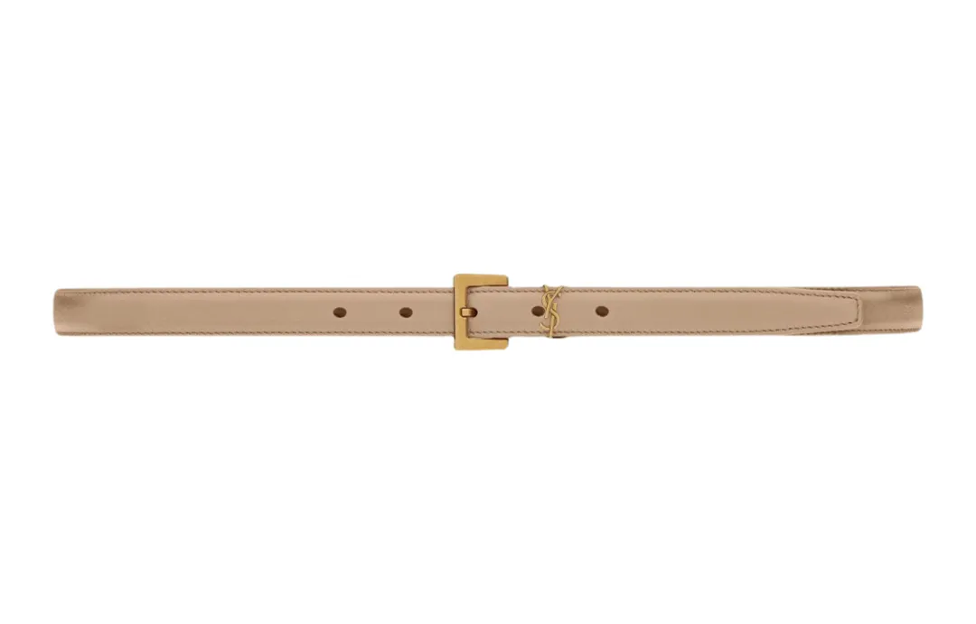 SAINT LAURENT Monogram Narrow Belt