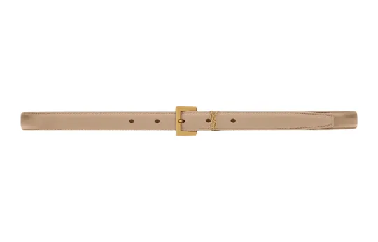 SAINT LAURENT Monogram Narrow Belt
