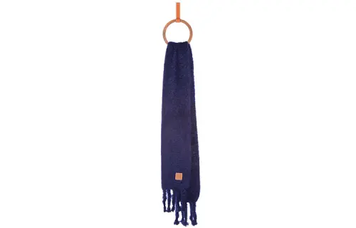 LOEWE Knit Scarves Men's Blue