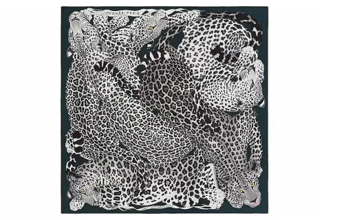 HERMES Scarves Women's Gray