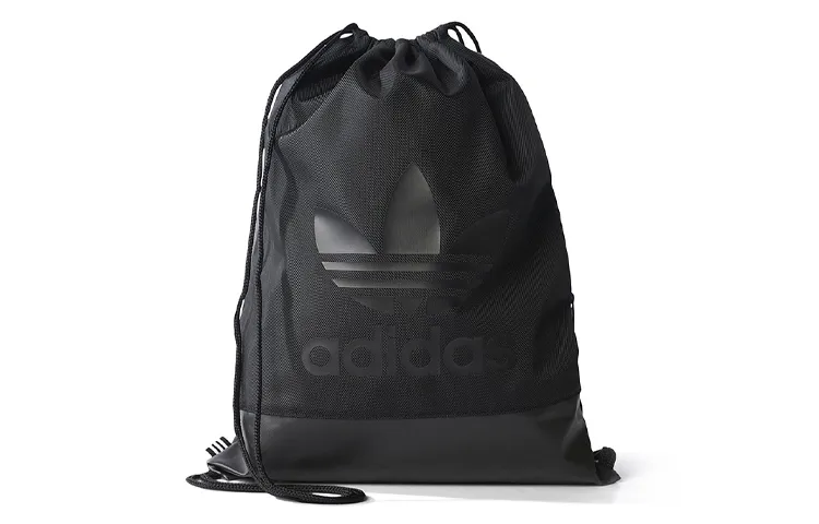 Adidas Originals Artificial Leather Backpack Regular Unisex Black