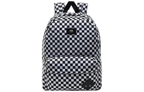 Vans Polyester Backpack Regular Unisex Black White