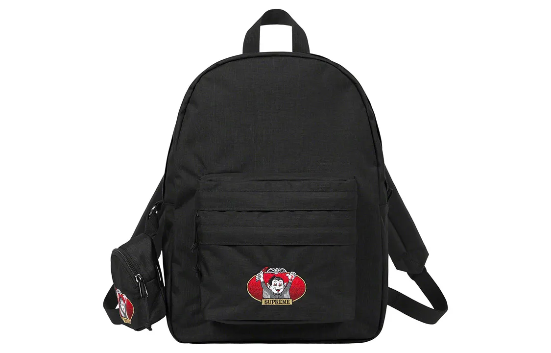 Supreme SS21 Embroidery Combo Bag, Backpack Men's Black