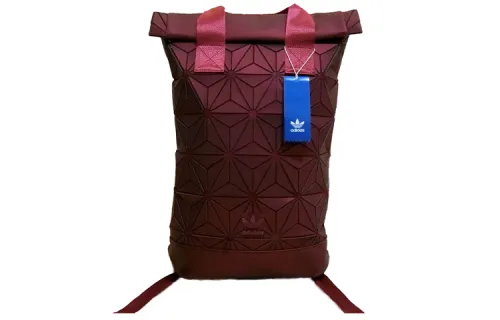 Adidas Originals Trefoil ISSEY MIYAKE Collaboration Polyurethane Backpack Regular Unisex Maroon