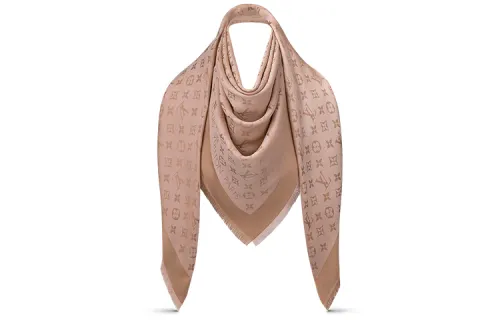 LOUIS VUITTON Monogram Denim Shawl