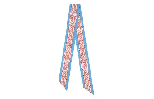 HERMES Silk Scarves Women's Pink