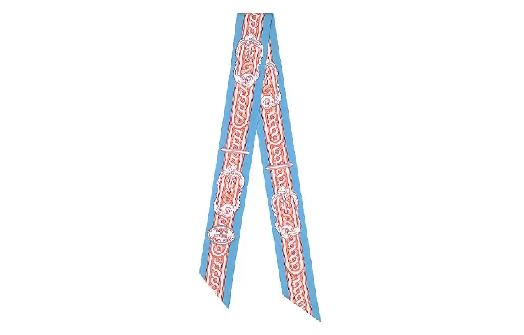 HERMES Silk Scarves Women's Pink