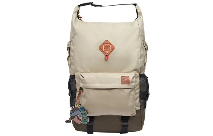 New Balance × JHI Collaboration Fabric Handheld Backpack Regular Unisex Ecru