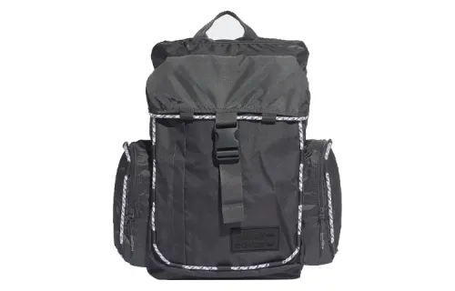 Adidas Originals Polyester Backpack Regular Unisex Solid Gray