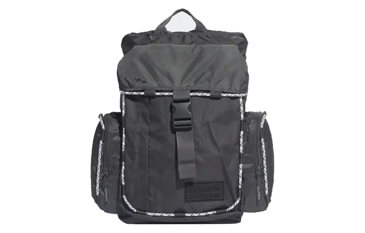 Adidas Originals Polyester Backpack Regular Unisex Solid Gray