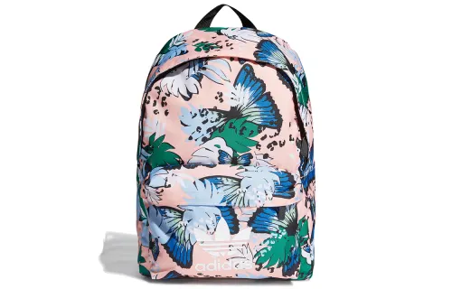 Adidas Originals Polyester Backpack Regular Unisex Pink