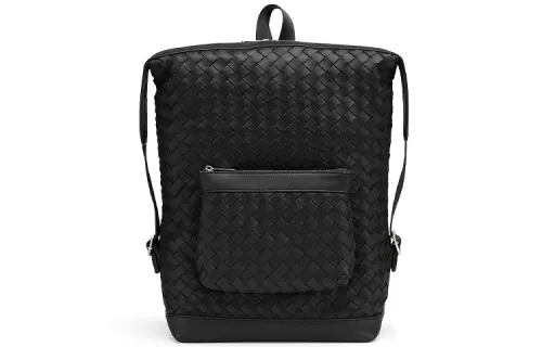 Bottega Veneta Hydrology Cow Leather Backpack Men's Black