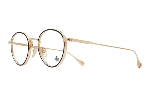 Chrome Hearts Plate And Metal Square Eyeglass Frames Unisex