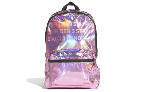 Adidas Originals Artificial Leather Backpack Unisex Bright Pink
