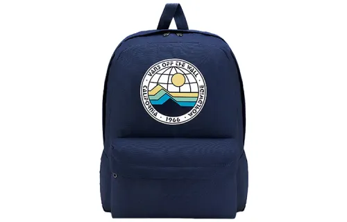 Vans Polyester Backpack Unisex Dark Blue