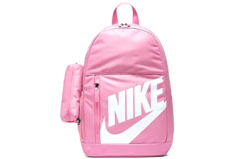 Nike Polyester Backpack Regular Unisex Pink