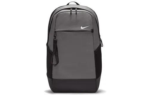 Nike Polyester Backpack Regular Unisex Black Gray