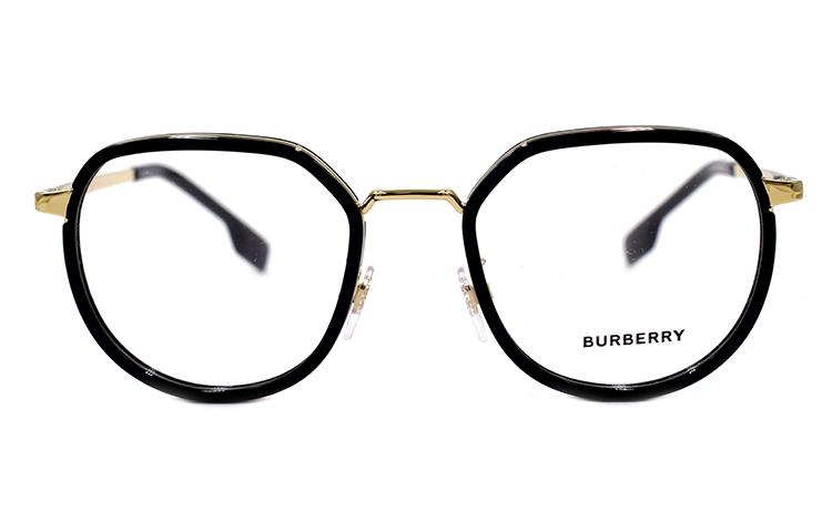 Очки Burberry B.LOGO (черно-золотые)