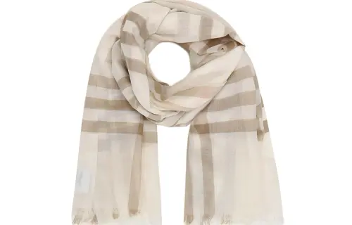 Burberry Giant Check Gauze Scarf