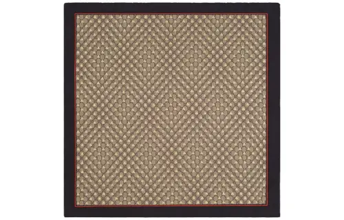 GUCCI Horsebit Print Fringed Scarf