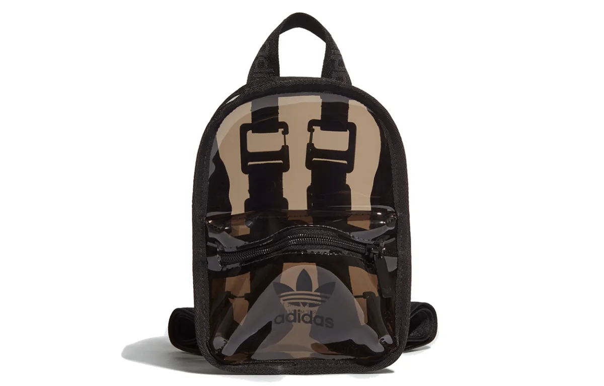 Adidas Originals Polyurethane Backpack Unisex Tea Brown/Black