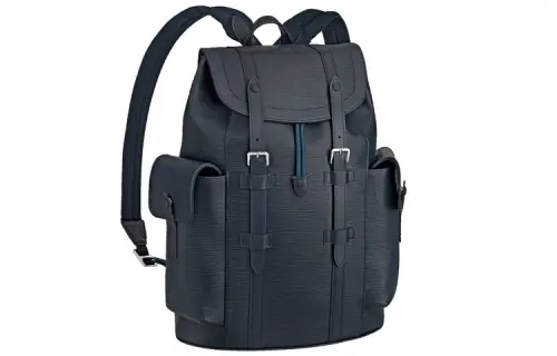 LOUIS VUITTON Christopher Epi Pm Navy Blue