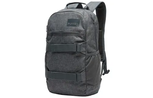 PUMA Polyester Backpack Regular Unisex Lime Gray